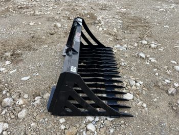 Virnig 48" V30 Skeleton Rock Bucket Attachment Fits Compact Tractor Quick Attach - Image 4