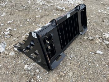 Virnig 48" V30 Skeleton Rock Bucket Attachment Fits Compact Tractor Quick Attach - Image 7