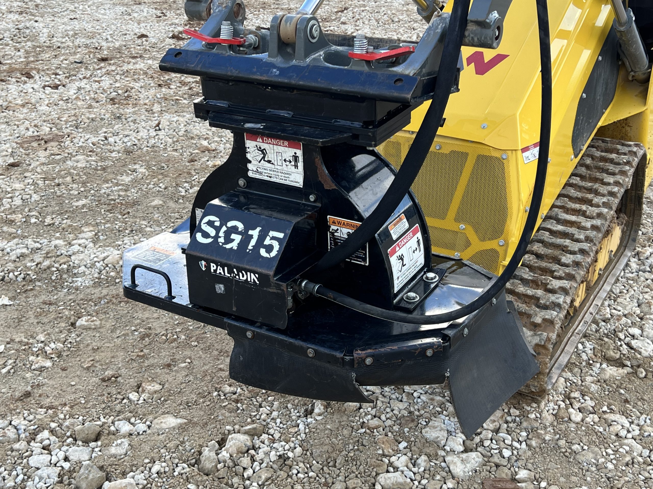 2021 Paladin Bradco SG15 Stump Grinder Attachment Fits Toro Vermeer Mini Skid Steer - Image 3