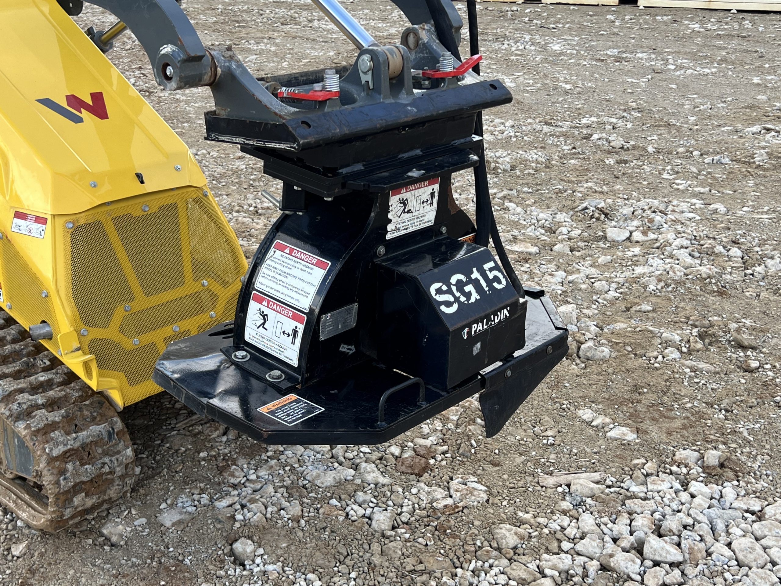 2021 Paladin Bradco SG15 Stump Grinder Attachment Fits Toro Vermeer Mini Skid Steer - Image 2