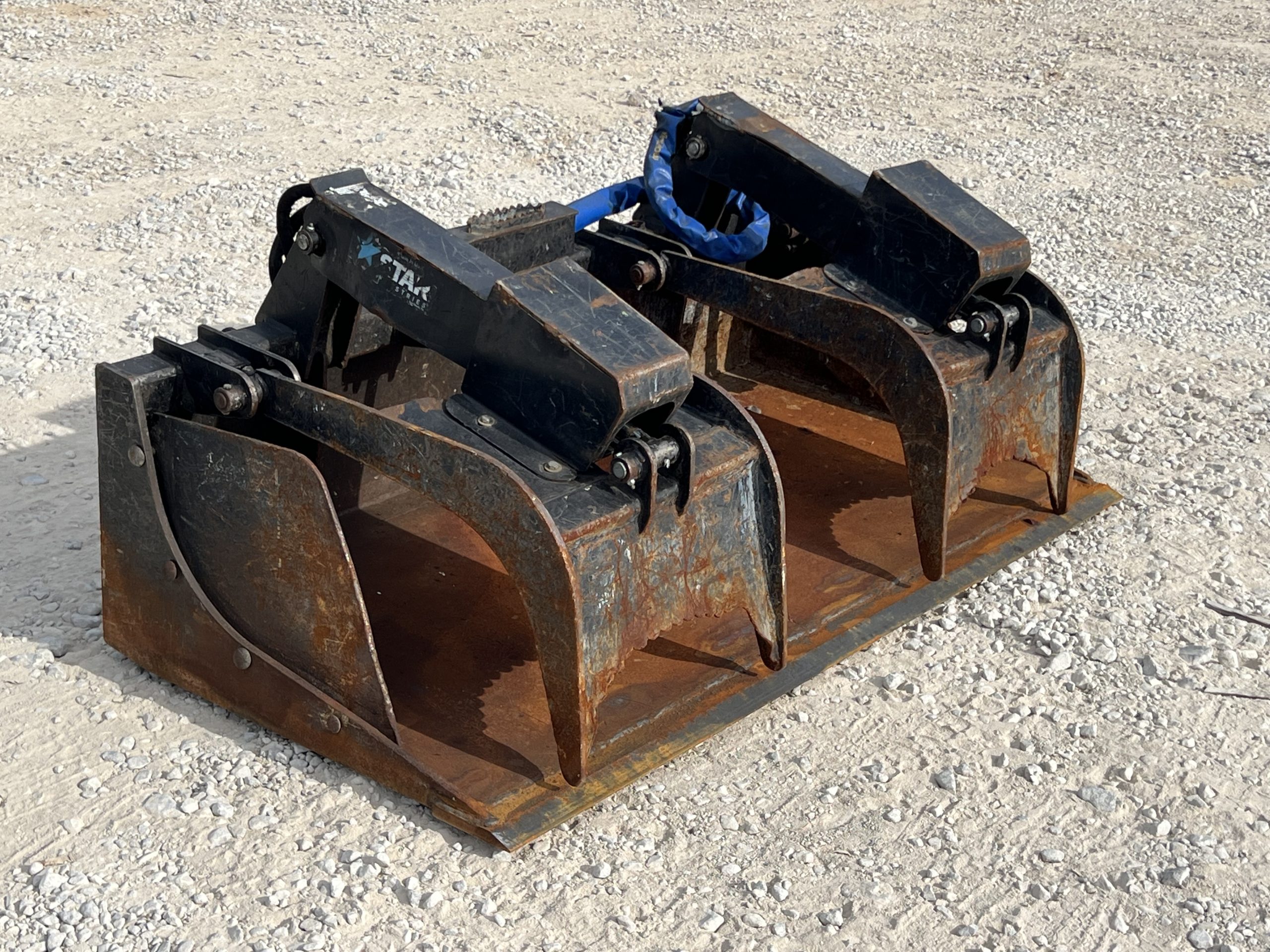 2022 66" Star Industries Grapple Bucket Scrap Demolition Attachment Fits Skid Steer - Image 3