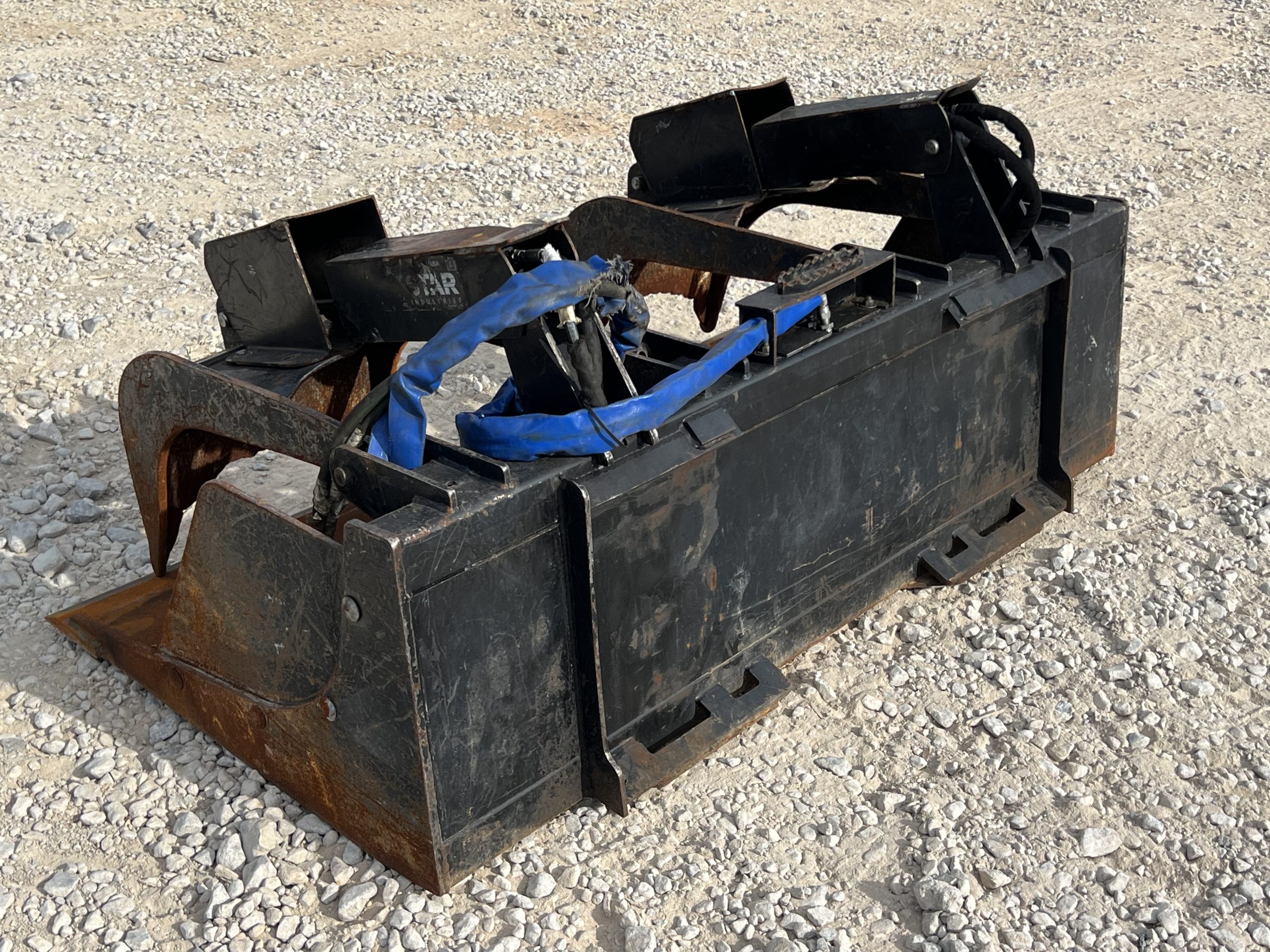 2022 66" Star Industries Grapple Bucket Scrap Demolition Attachment Fits Skid Steer - Image 9