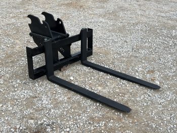 48" 4,000 lb Pallet Forks Attachment Fits Kubota U55 KX057 KX191 Mini Excavator