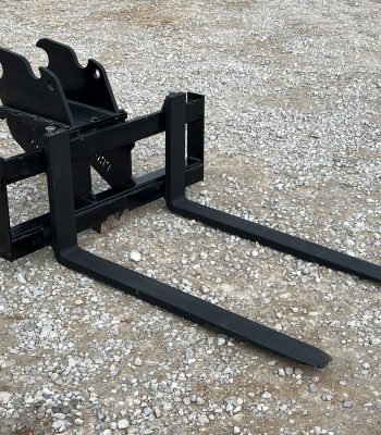 48" 4,000 lb Pallet Forks Attachment Fits Kubota U35 KX040 KX71 KX91 KX121 KX033 Excavator