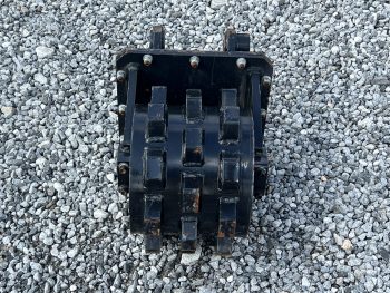 CAT 305 Pin On Compactor Wheel Trench Roller Attachment Fits Mini Excavator - Image 3