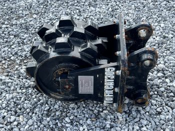 CAT 305 Pin On Compactor Wheel Trench Roller Attachment Fits Mini Excavator - Image 5
