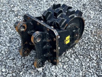CAT 305 Pin On Compactor Wheel Trench Roller Attachment Fits Mini Excavator - Image 8