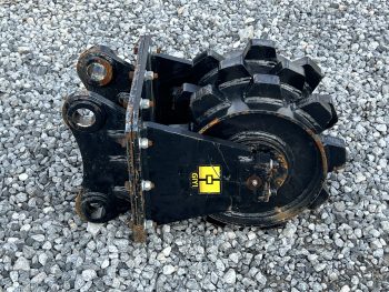 CAT 305 Pin On Compactor Wheel Trench Roller Attachment Fits Mini Excavator