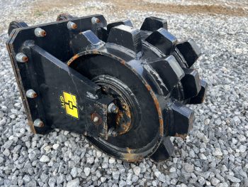 CAT 305 Pin On Compactor Wheel Trench Roller Attachment Fits Mini Excavator - Image 10