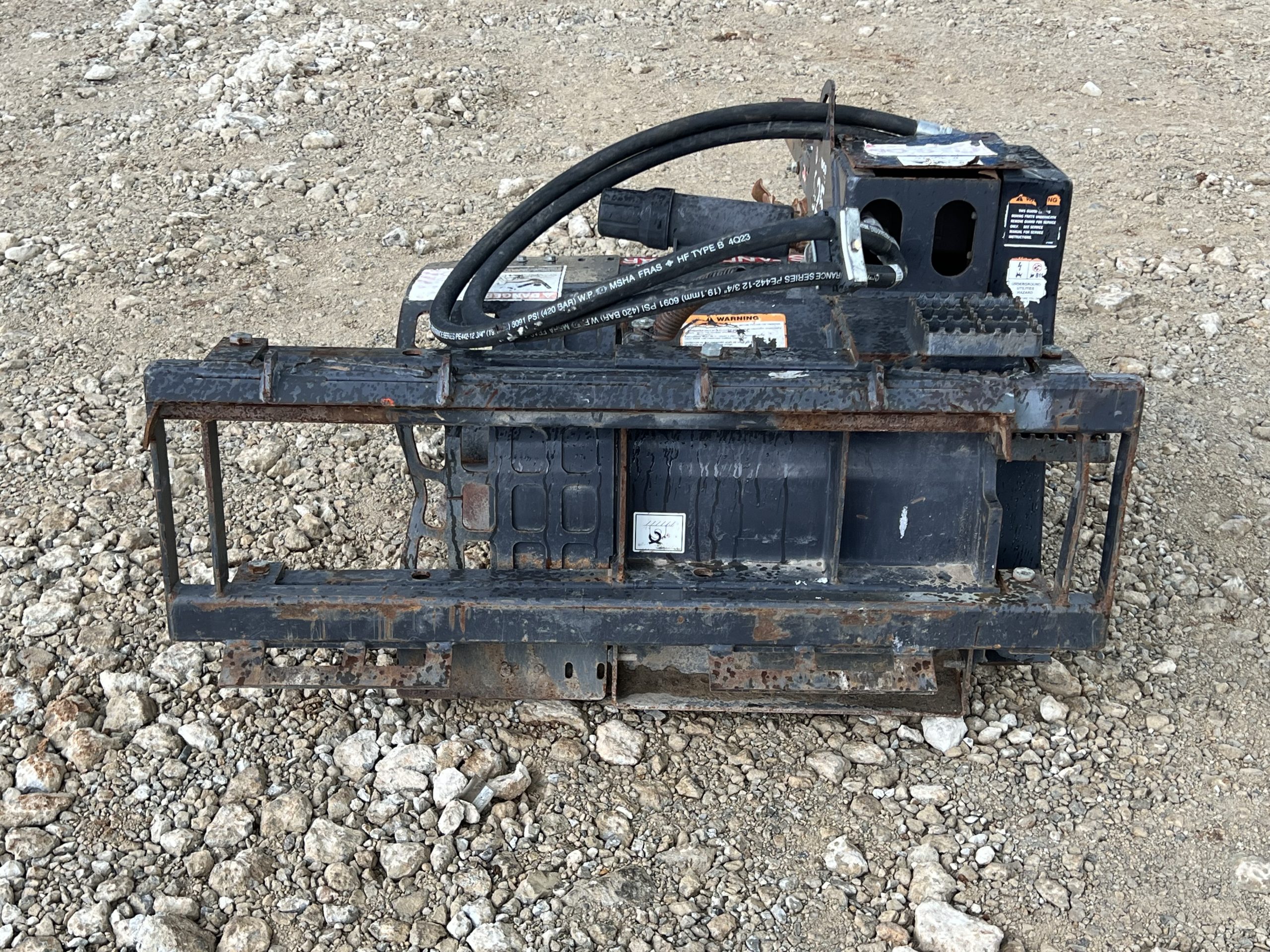 2018 Bradco 625 36" x 6" Trencher Attachment Dirt Teeth Fits Skid Steer Loader - Image 6