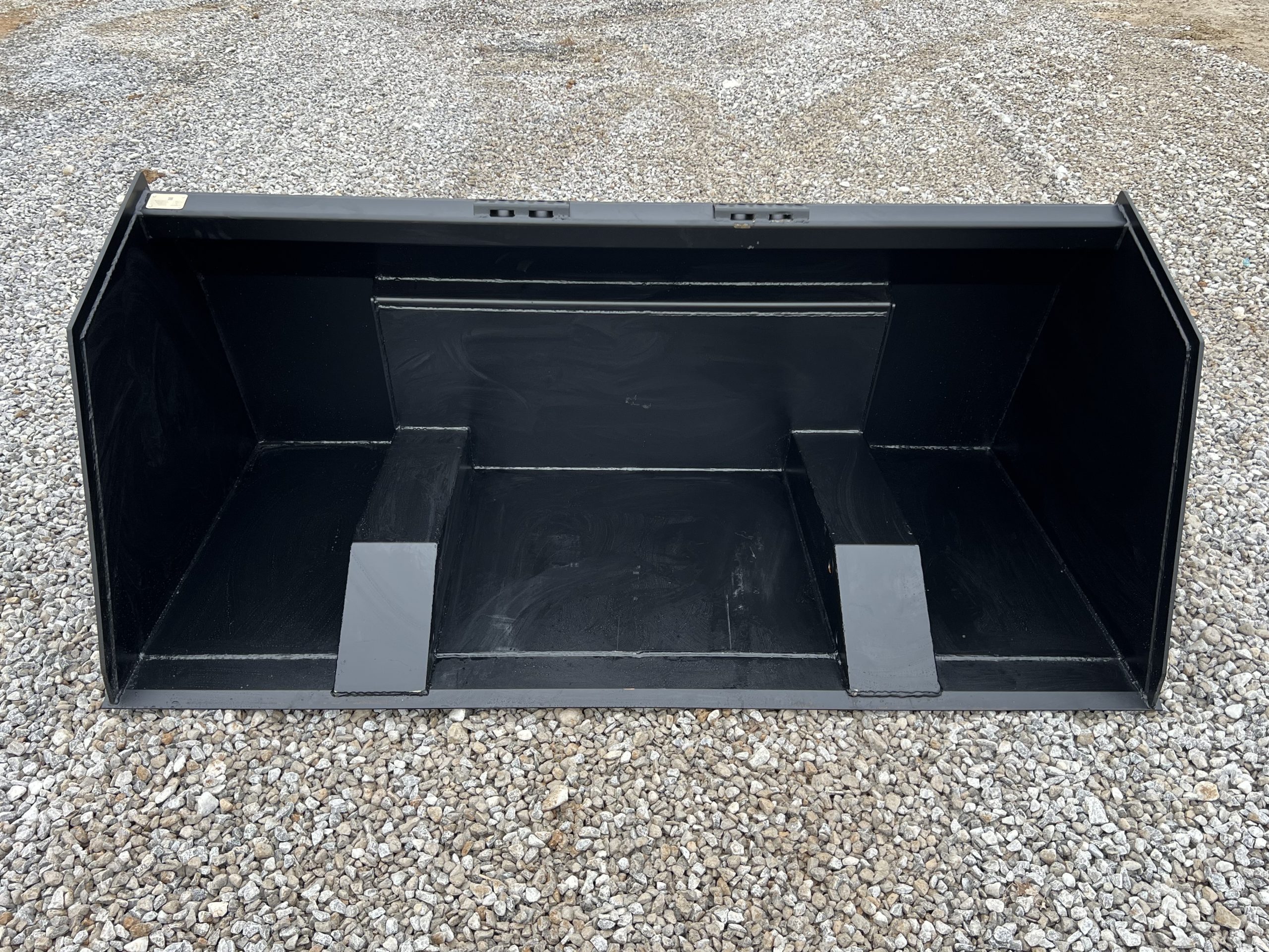 84" High Front Dump Bucket Attachment Fits Skid Steer Quick Attach - Image 2