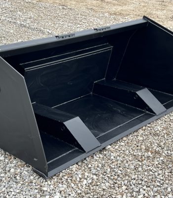 84" High Front Dump Bucket Attachment Fits Skid Steer Quick Attach
