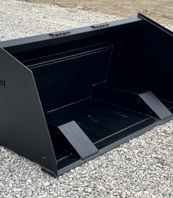 72" High Front Dump Bucket Attachment Fits Skid Steer Quick Attach