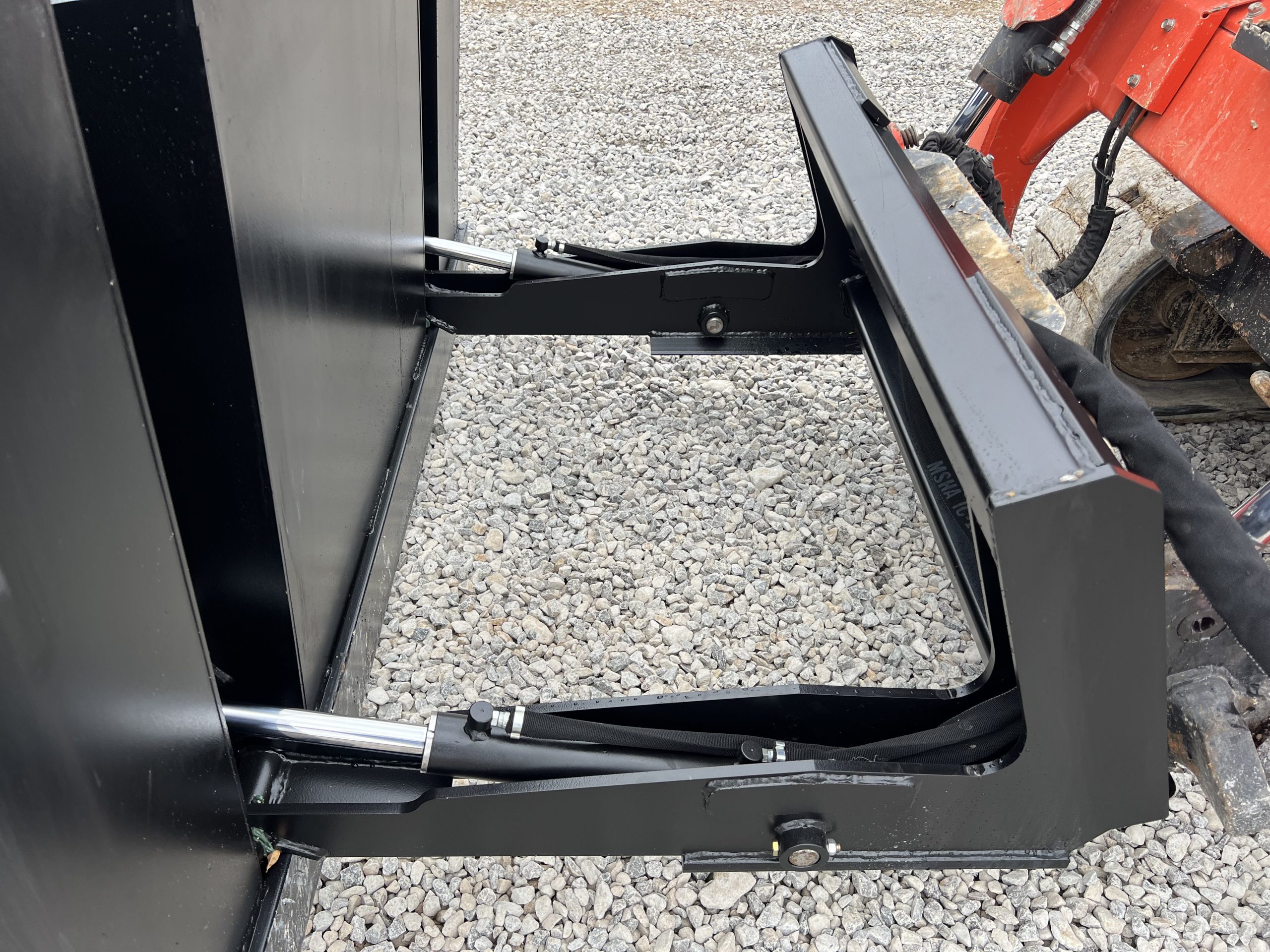 72" High Front Dump Bucket Attachment Fits Skid Steer Quick Attach - Image 13