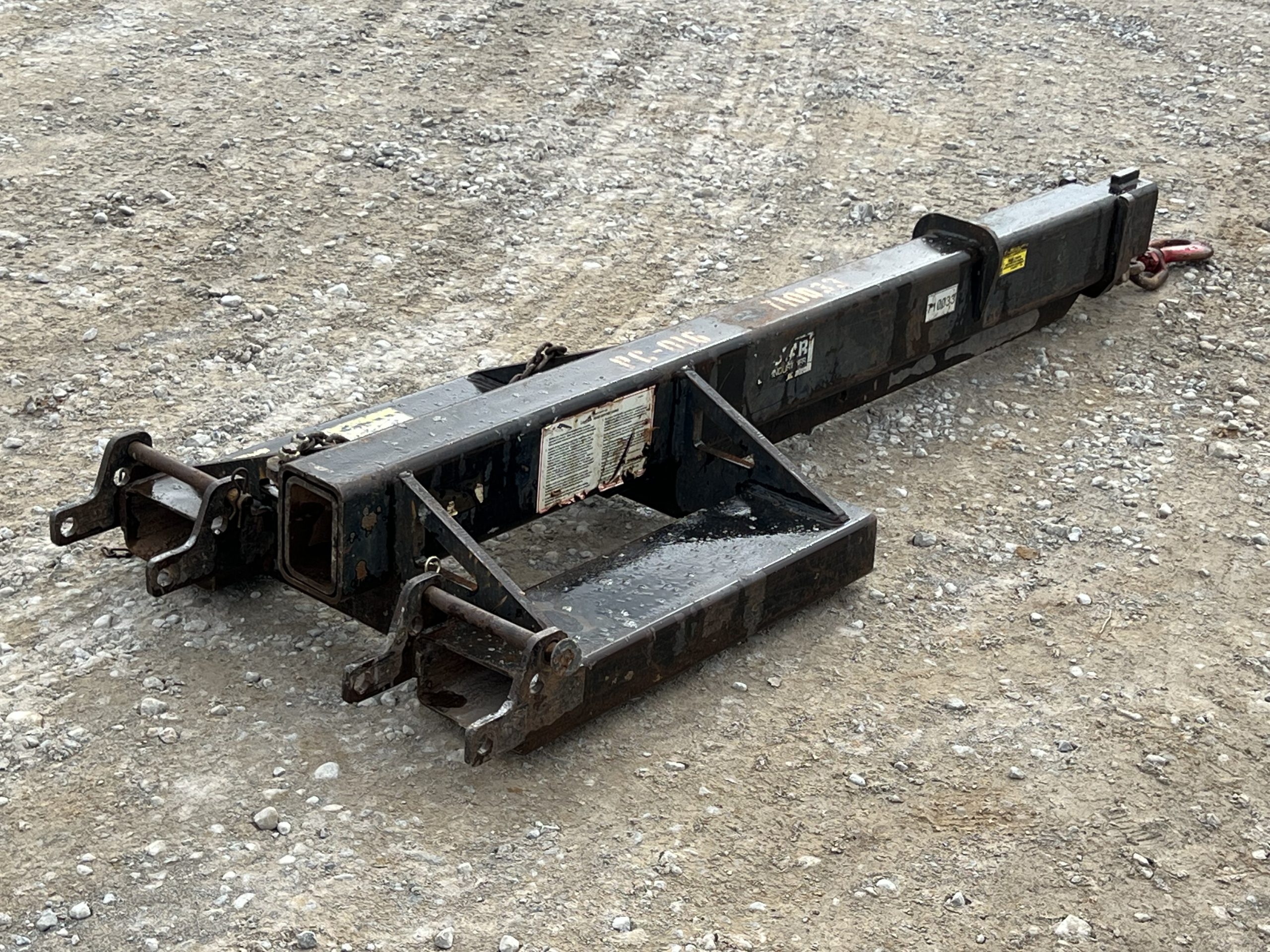 2015 Star Industries 1360B Telescoping Forklift Jib Attachment Fits Pallet Forks - Image 7