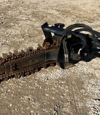 2021 CAT T112 48" x 6" Trencher Attachment Combo Chain Fits Skid Steer