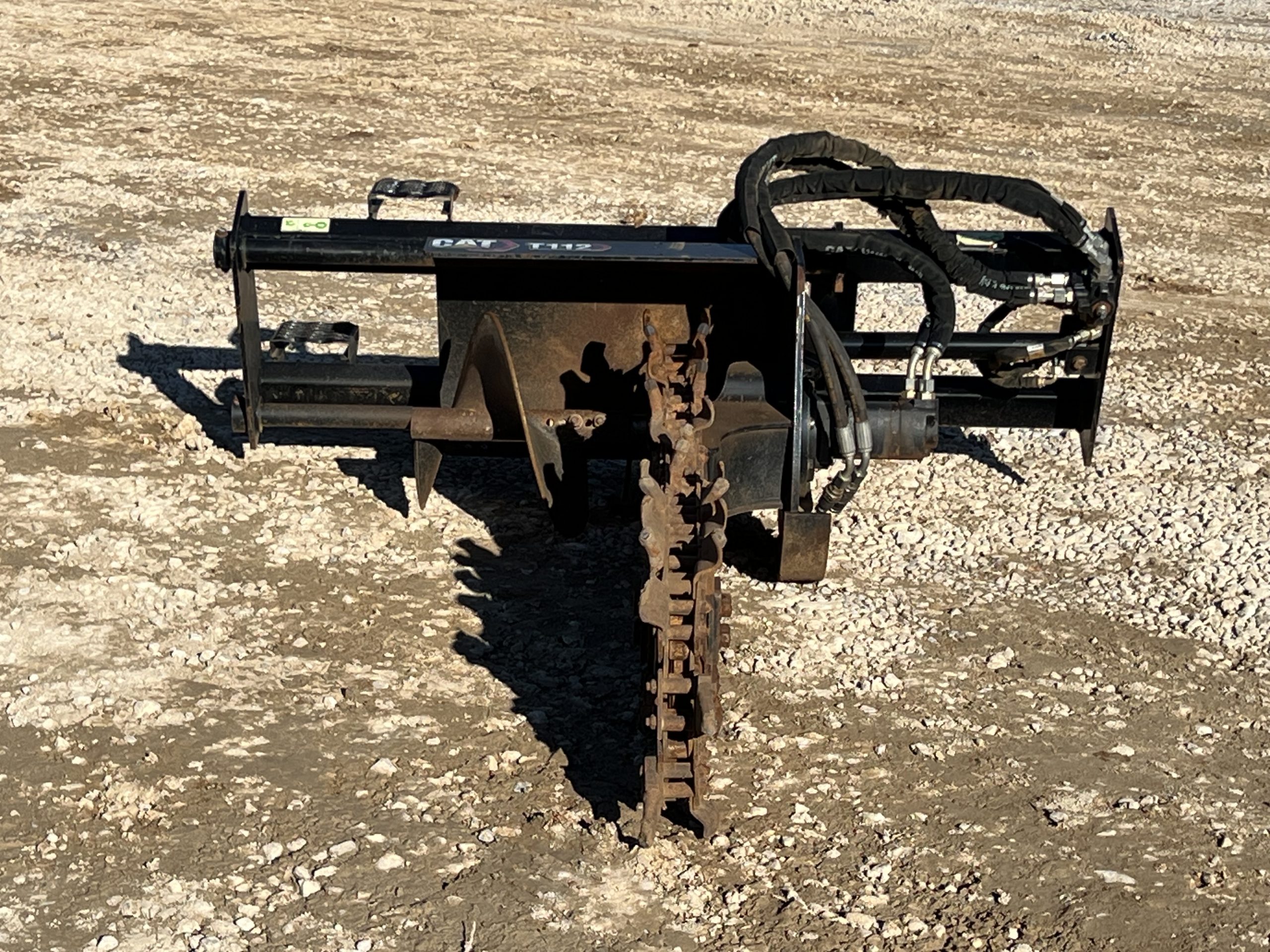 2021 CAT T112 48" x 6" Trencher Attachment Combo Chain Fits Skid Steer - Image 2