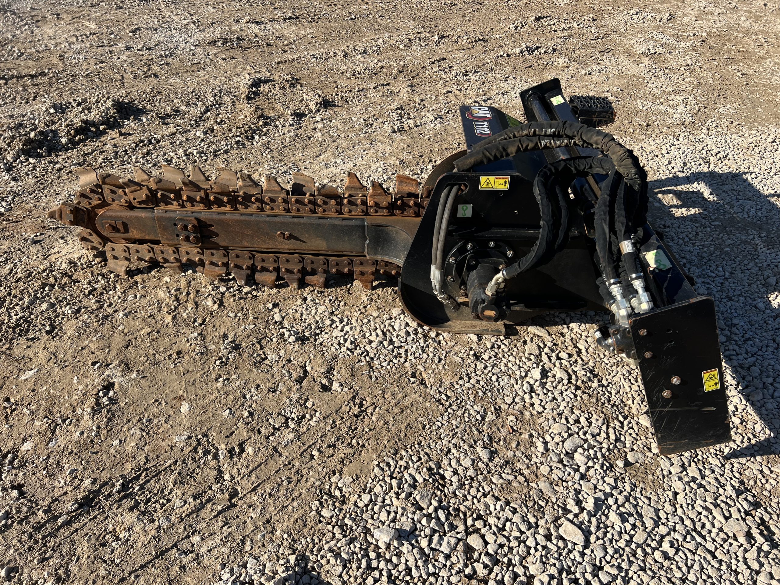 2021 CAT T112 48" x 6" Trencher Attachment Combo Chain Fits Skid Steer - Image 5