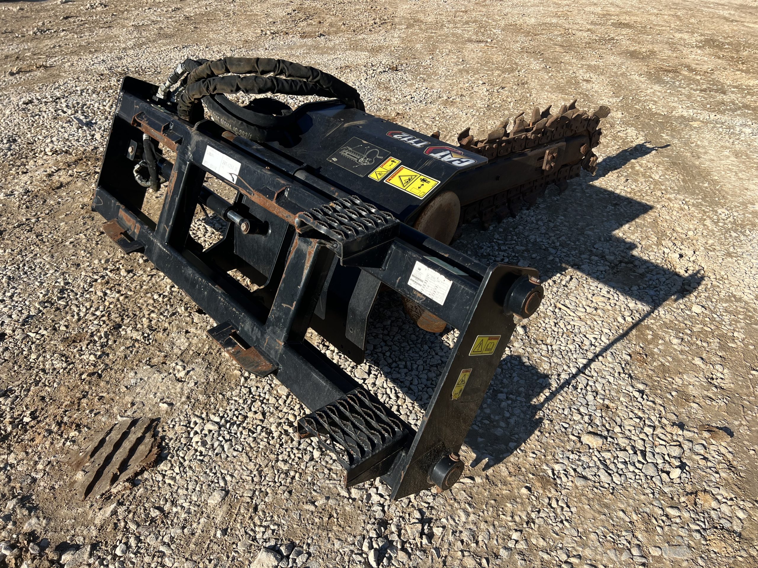 2021 CAT T112 48" x 6" Trencher Attachment Combo Chain Fits Skid Steer - Image 10