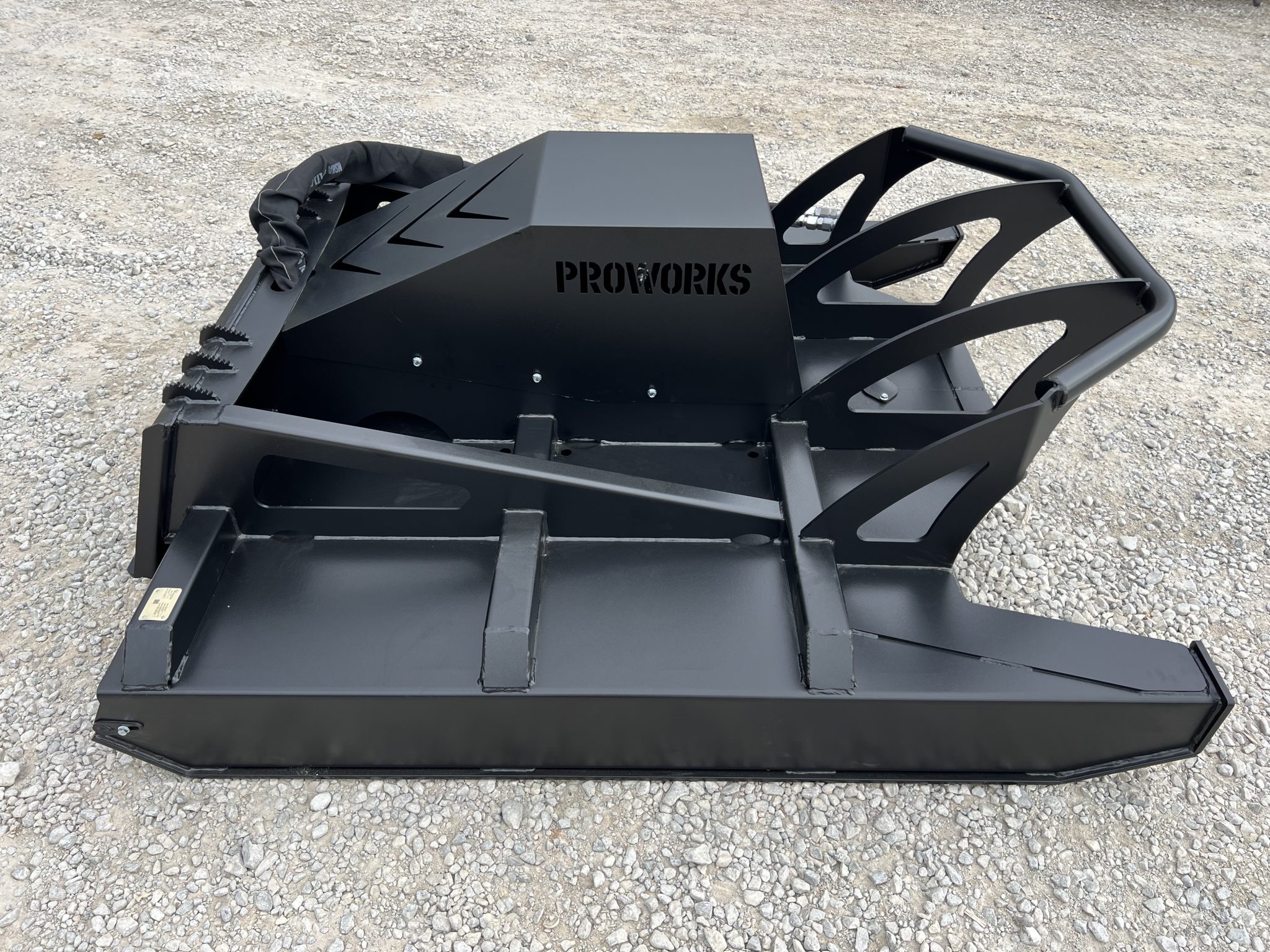 Proworks PROWORKS 72″ High Flow 3 Blade Direct Drive Brush Cutter Mower ...
