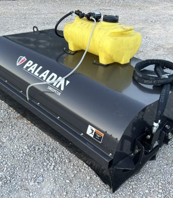 Paladin Sweepster 84" Pick Up Box Sweeper Broom with Water Tank Kit Fits Skid Steer