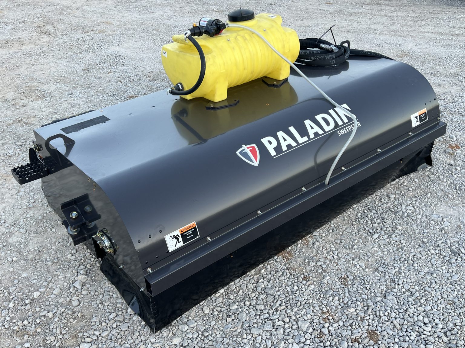 Paladin Sweepster 84″ Pick Up Box Sweeper Broom with Water Tank Kit ...