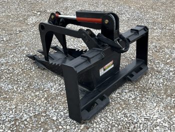 Heavy Duty Stump Bucket Grapple Attachment Fits Skid Steer Tractor Loader - Image 7