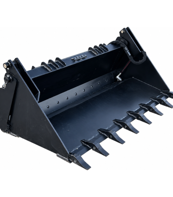 PROWORKS 72″ Heavy Duty Skid Steer 4-IN-1 Tooth Bucket
