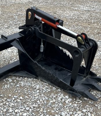Heavy Duty Stump Bucket Grapple Attachment Fits Skid Steer Tractor Loader