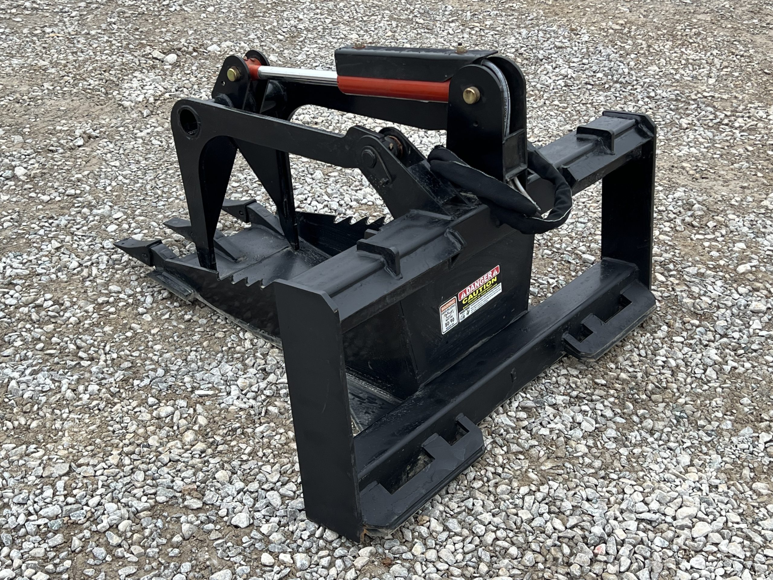 Heavy Duty Stump Bucket Grapple Attachment Fits Skid Steer Tractor Loader - Image 7
