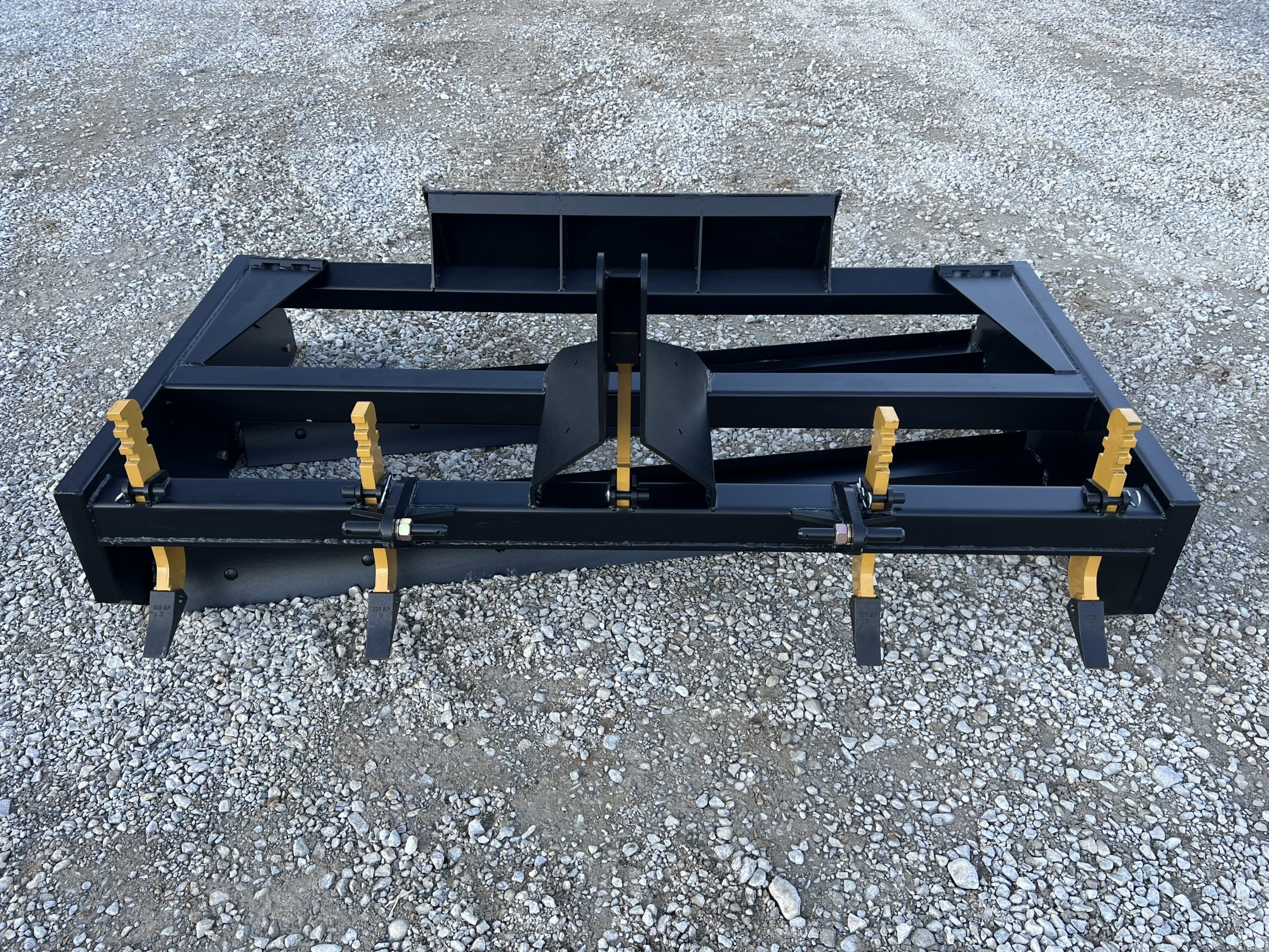 84" Box Scraper Grader Scarifier Attachment Fits Skid Steer & Tractor 3 Point Hitch - Image 2