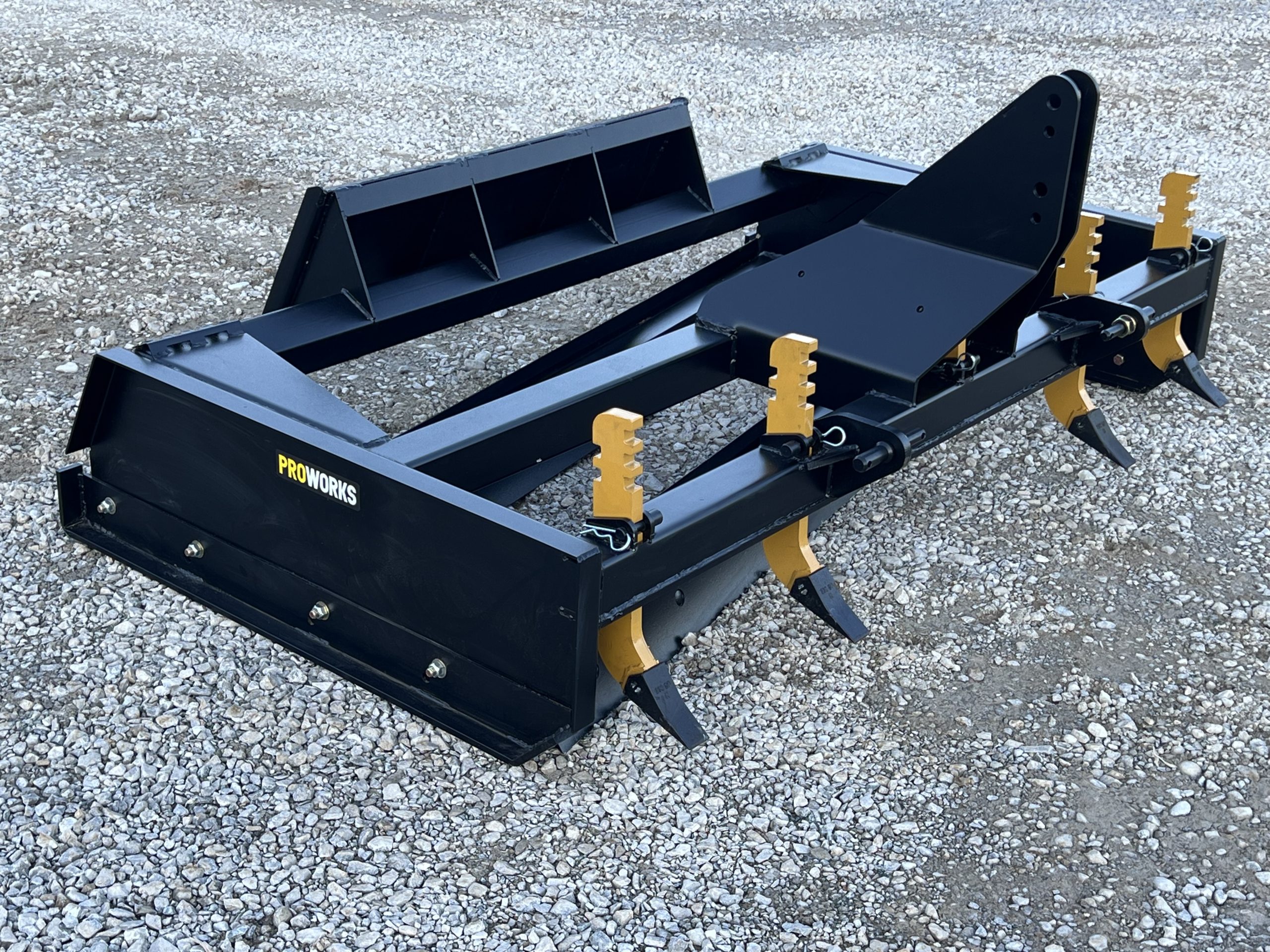 84" Box Scraper Grader Scarifier Attachment Fits Skid Steer & Tractor 3 Point Hitch