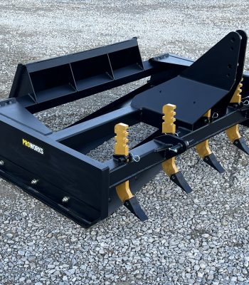 72" Box Scraper Grader Scarifier Attachment Fits Skid Steer & Tractor 3 Point Hitch