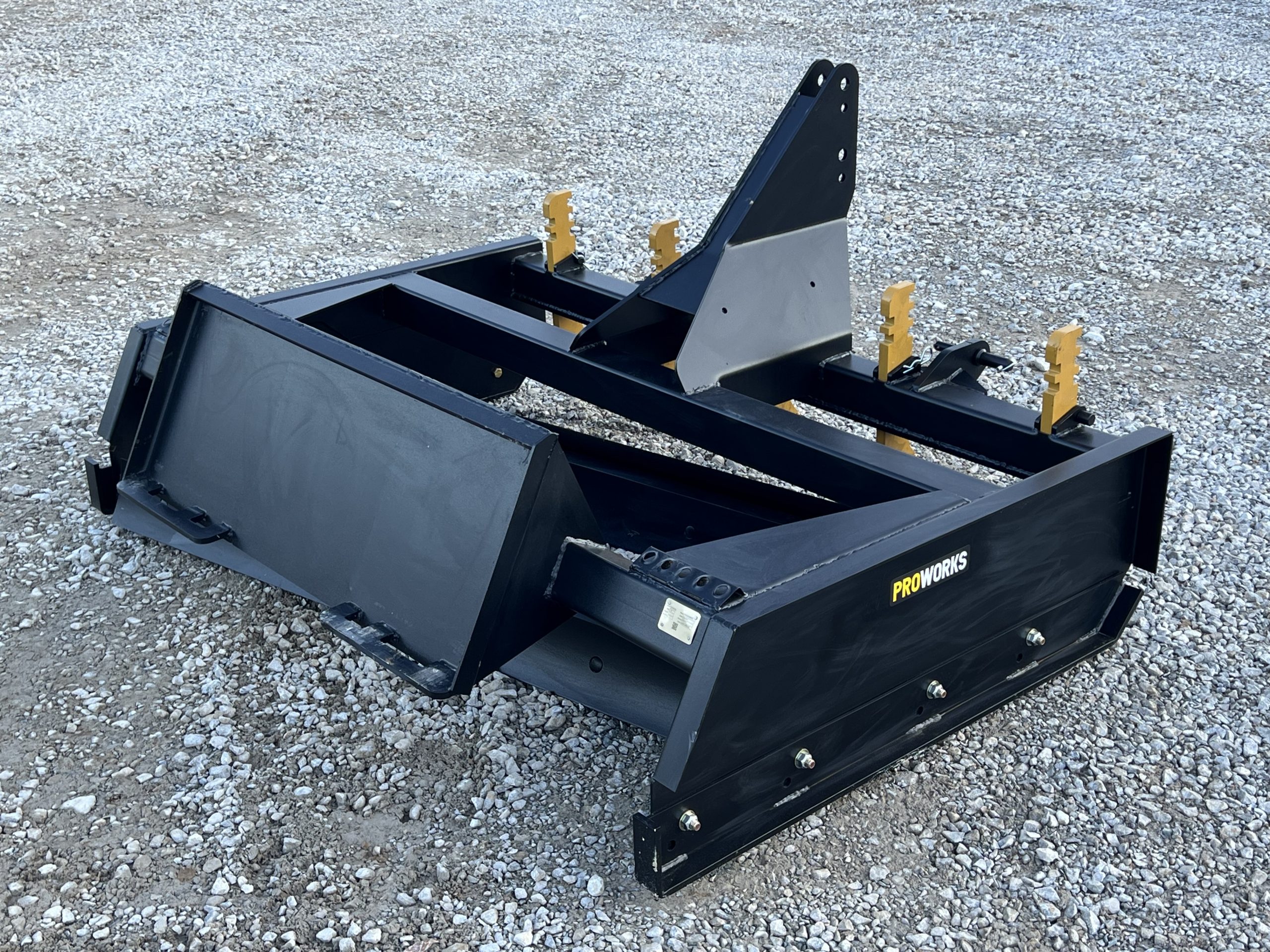 72" Box Scraper Grader Scarifier Attachment Fits Skid Steer & Tractor 3 Point Hitch - Image 5