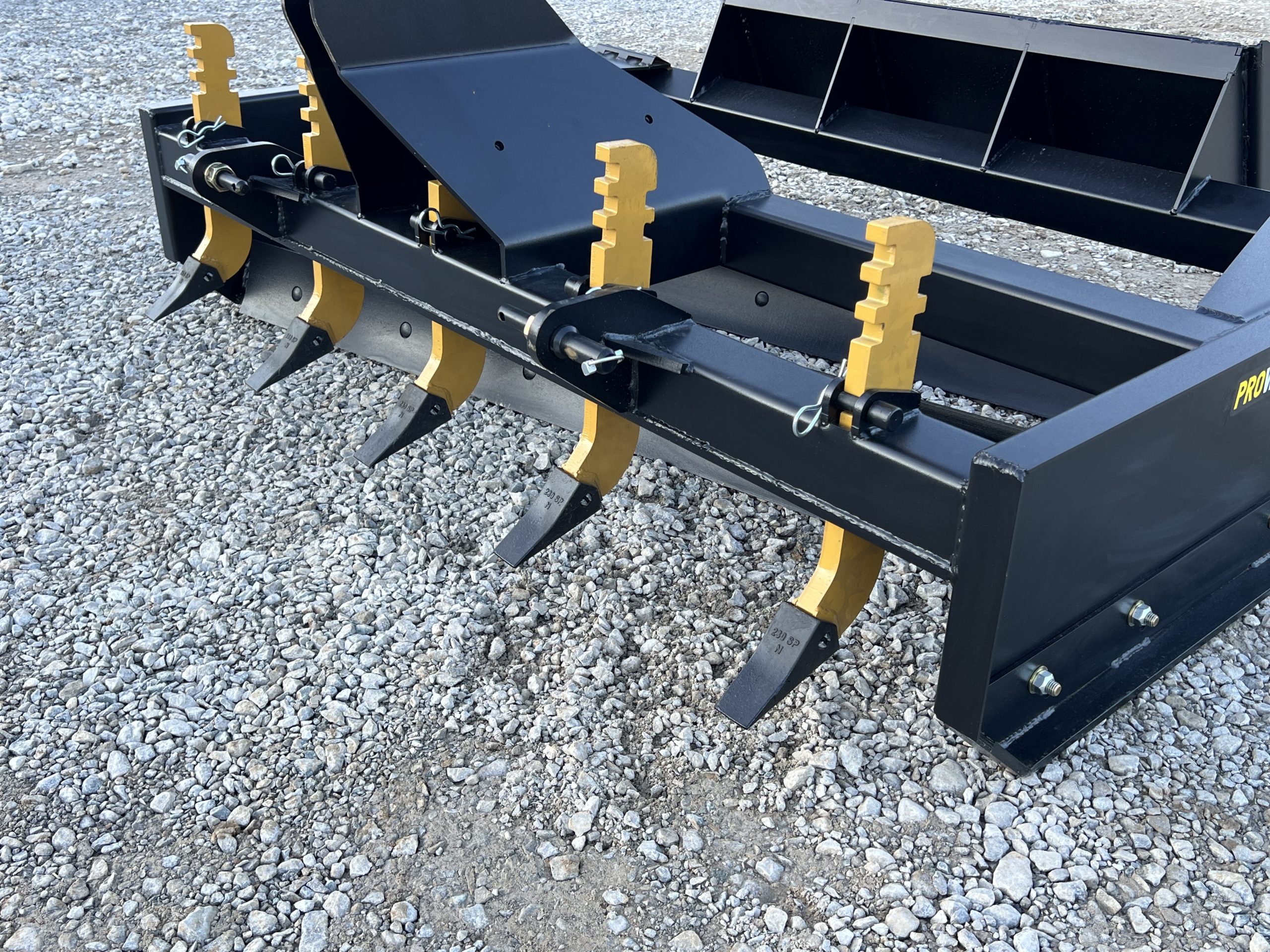 72" Box Scraper Grader Scarifier Attachment Fits Skid Steer & Tractor 3 Point Hitch - Image 9