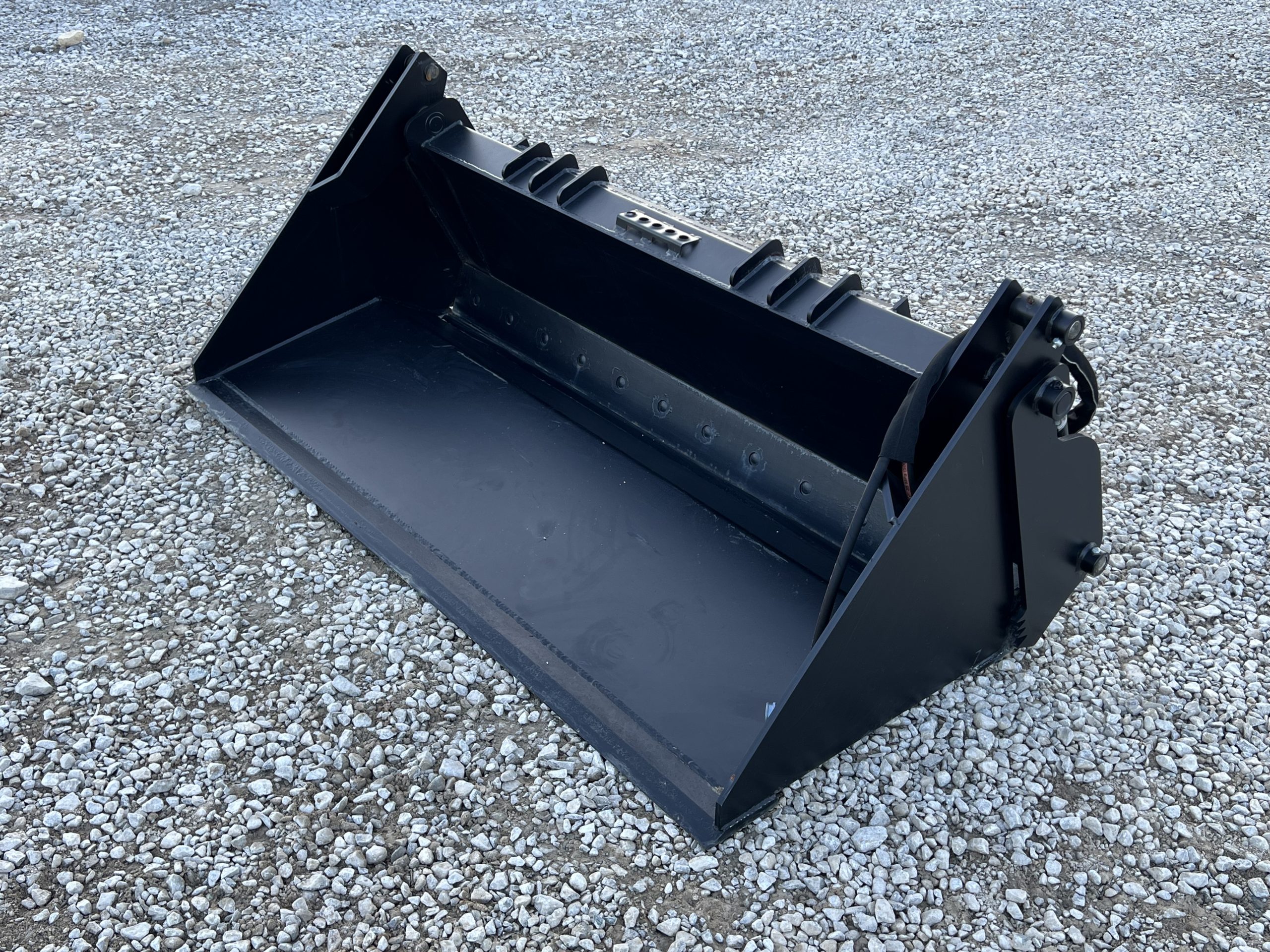 72" Smooth 4-IN-1 Combination Bucket Attachment Fits Skid Steer Quick Attach - Image 3