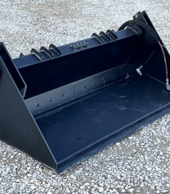 72" Smooth 4-IN-1 Combination Bucket Attachment Fits Skid Steer Quick Attach