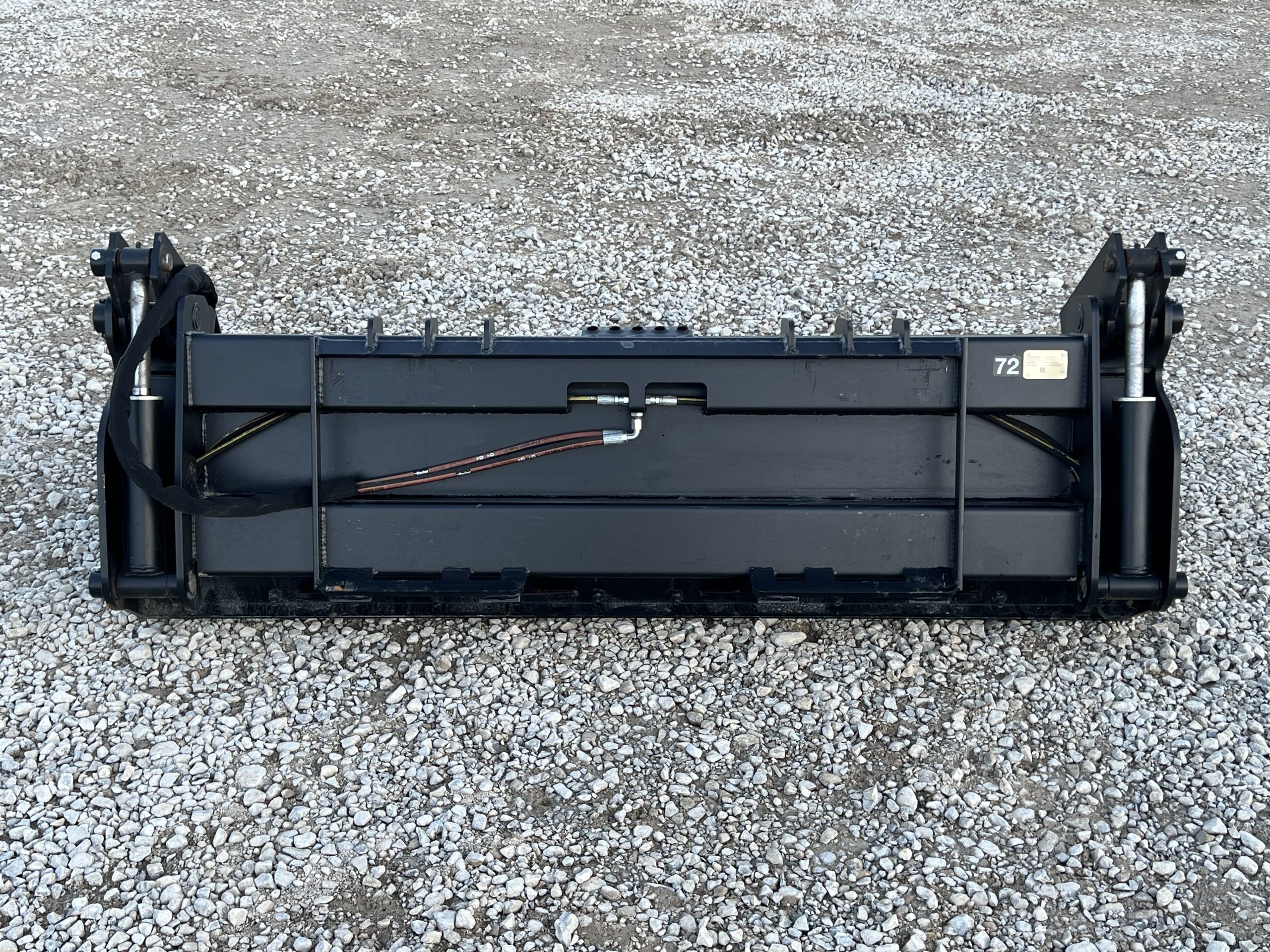 thumbnail image 2 of Express Steel 72-Inch Smooth Bucket – Universal Quick Attach For Skid Steer, Backhoe Loader – General Purpose 2 of 6
