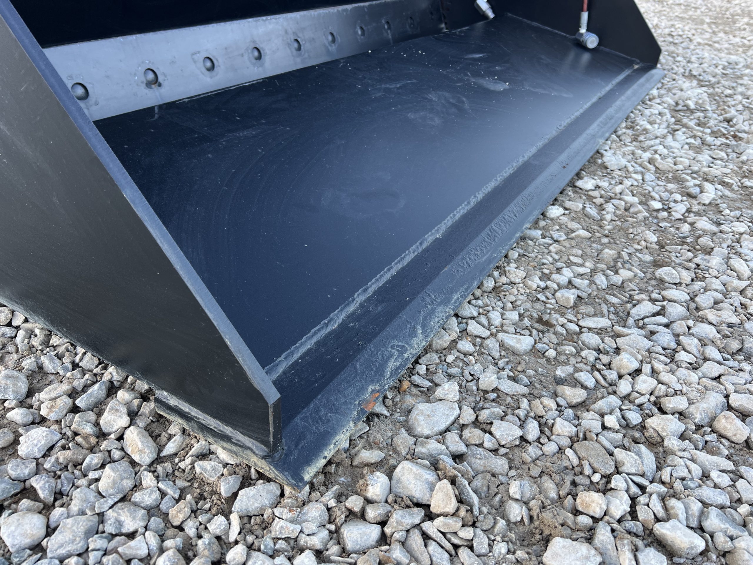 72" Smooth 4-IN-1 Combination Bucket Attachment Fits Skid Steer Quick Attach - Image 9