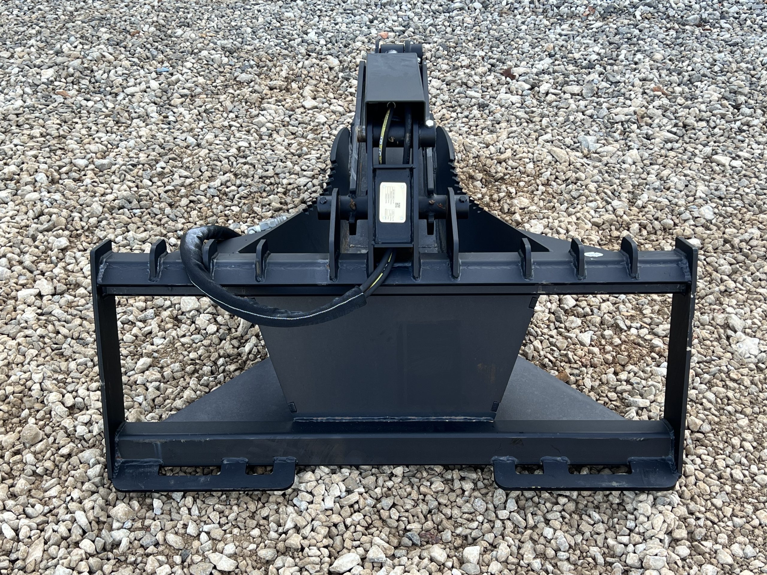 Extreme Duty Stump Bucket Grapple Attachment Fits Skid Steer Quick Attach - Image 6