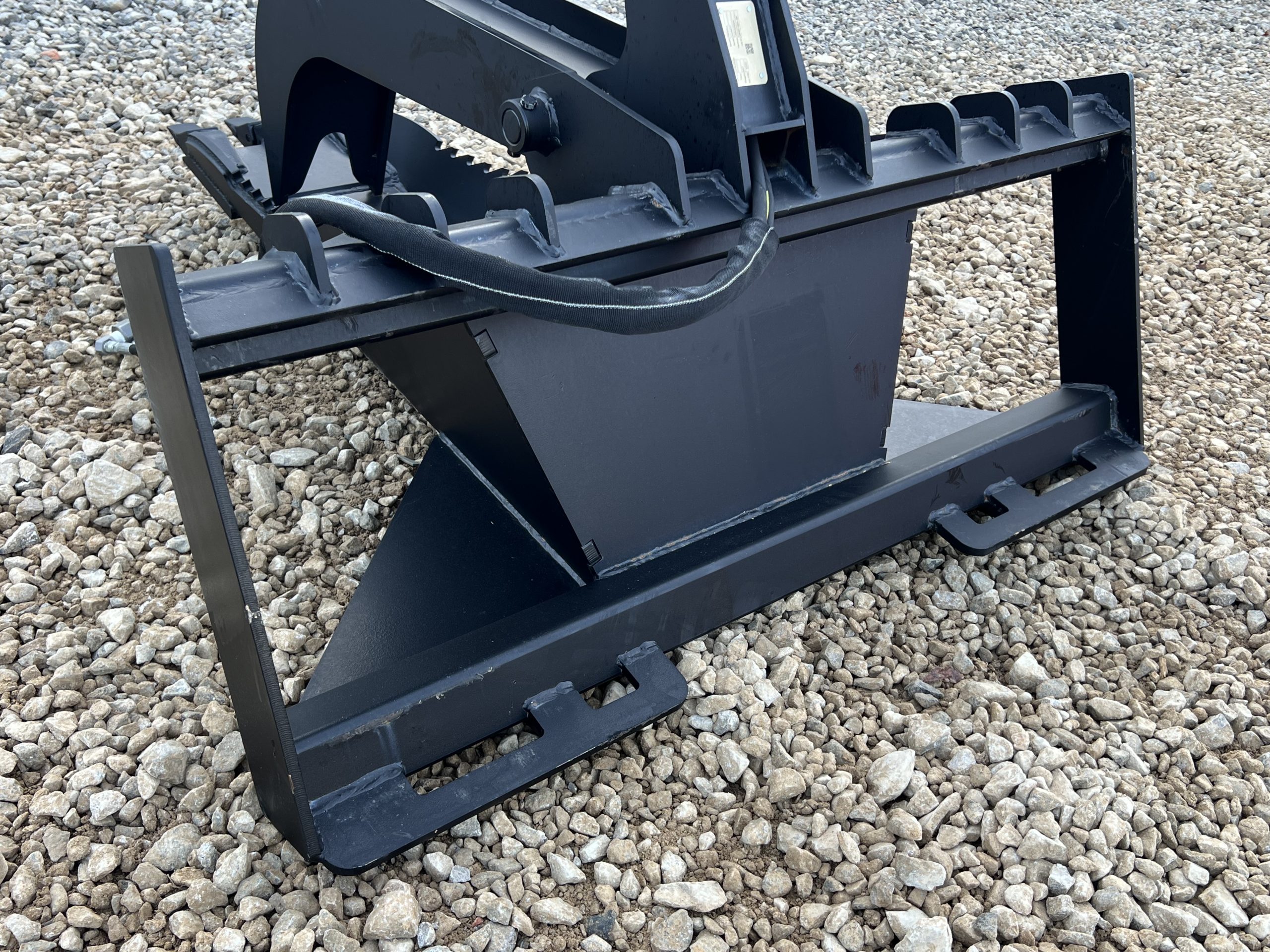 Extreme Duty Stump Bucket Grapple Attachment Fits Skid Steer Quick Attach - Image 11