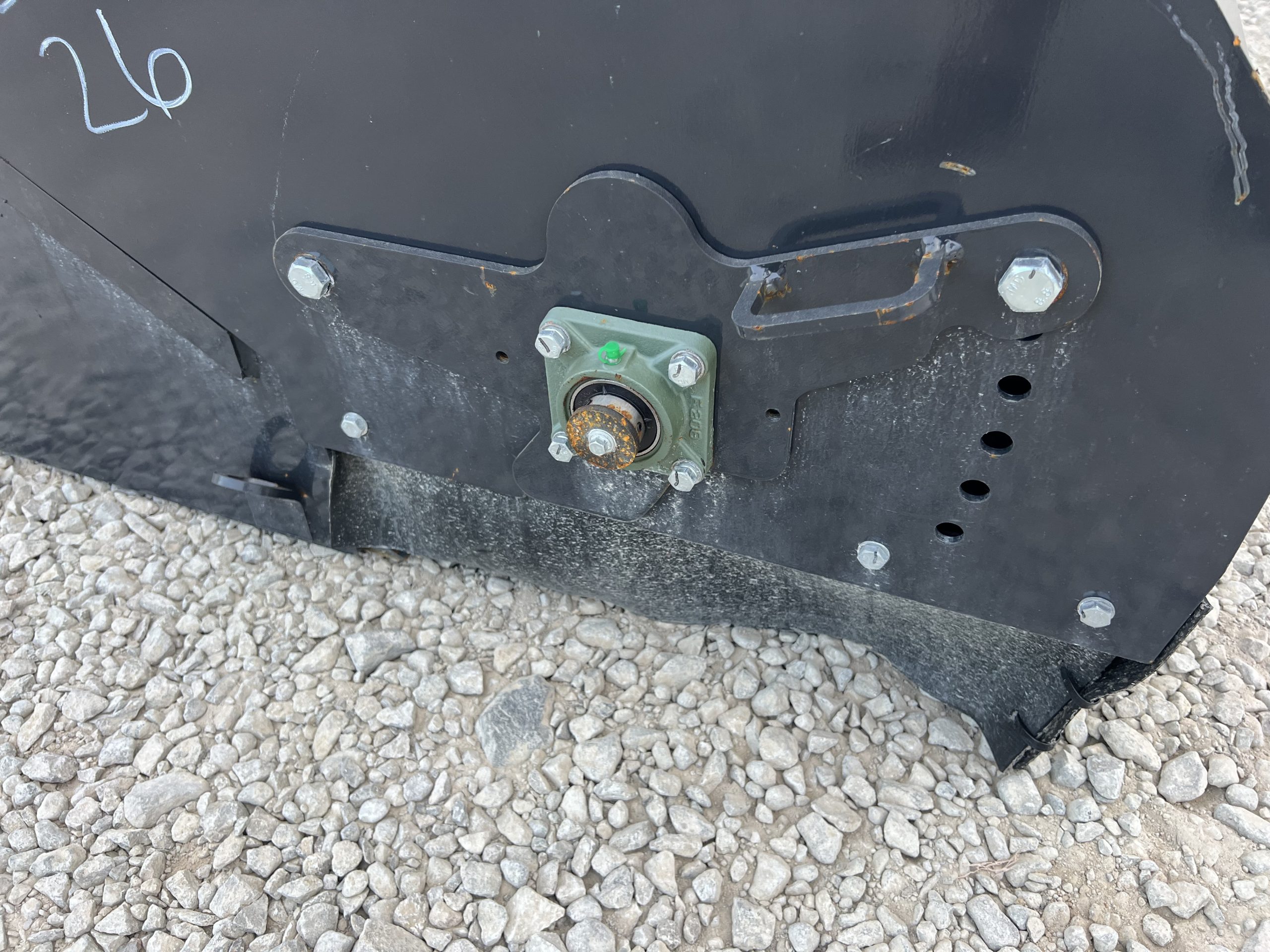 72" Pick Up Box Broom Sweeper Hydraulic Attachment Fits Skid Steer Quick Attach - Image 10