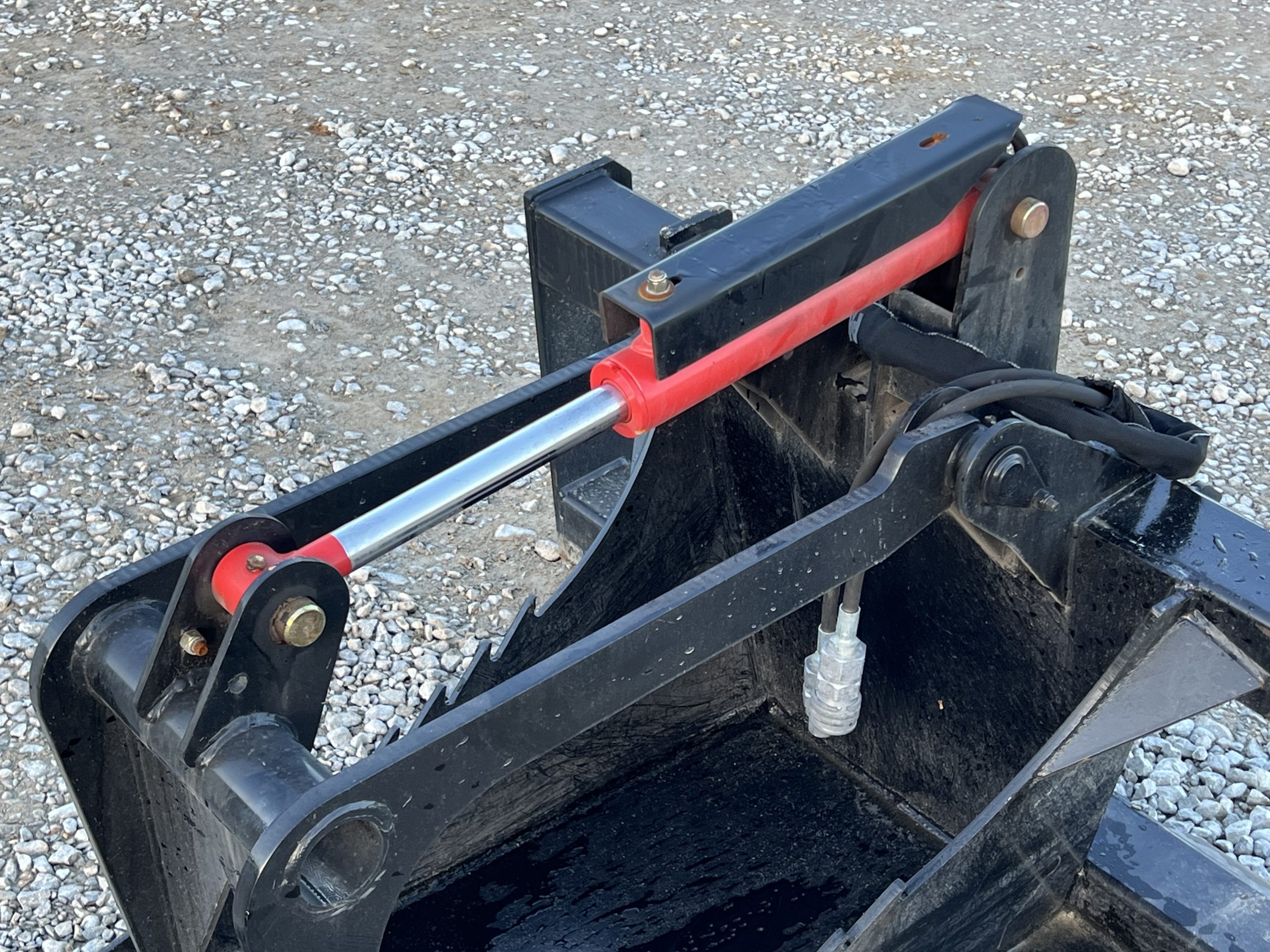 Heavy Duty Stump Bucket Grapple Attachment Fits Skid Steer Tractor Loader - Image 9