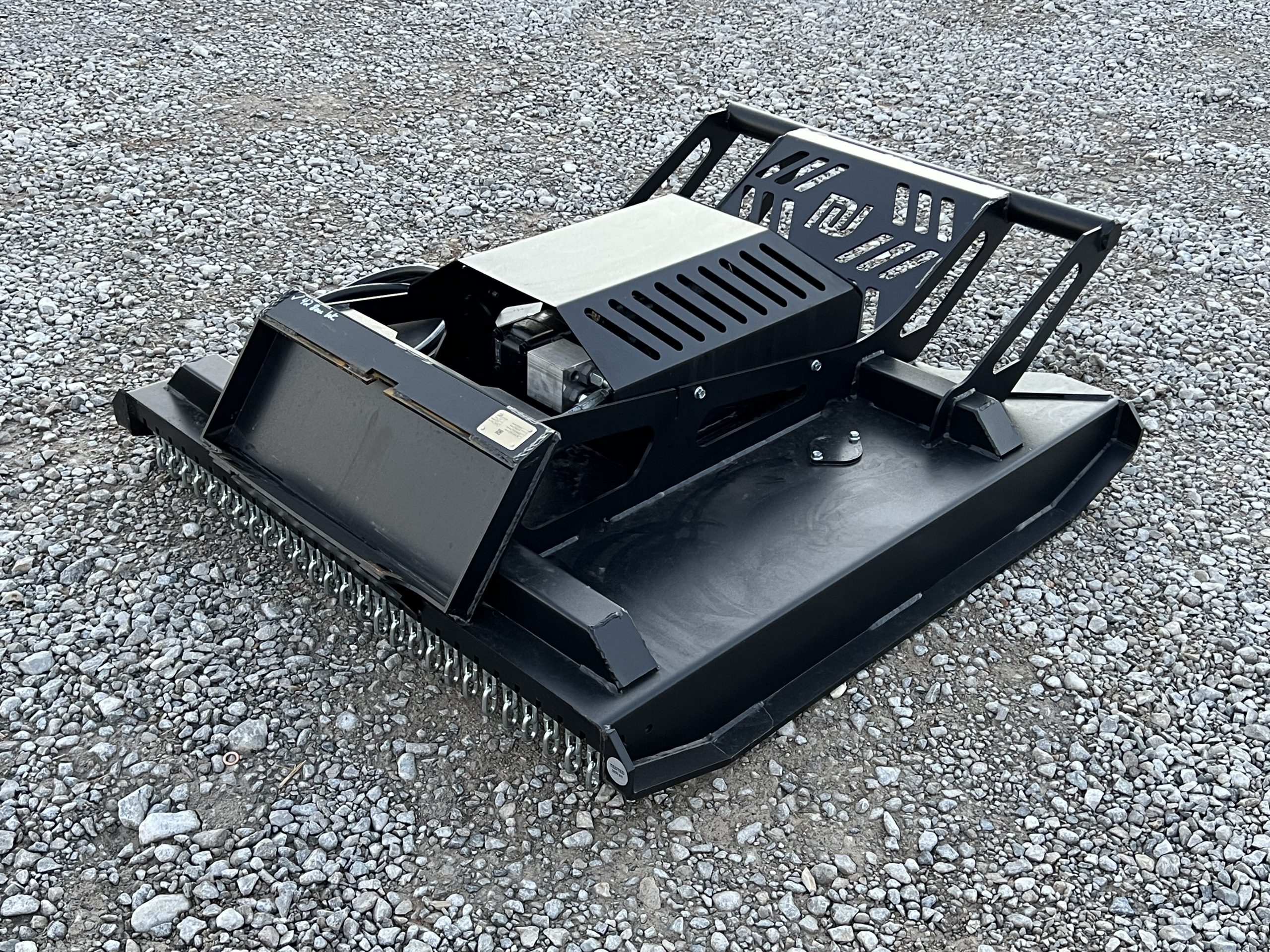 PROWORKS 42" 2 Blade Brush Cutter Open Front Gearbox Attachment Fits Mini Skid Steer - Image 5