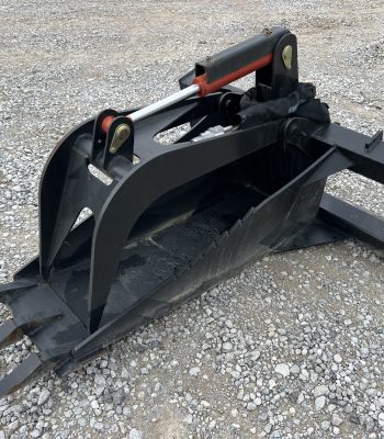 Extreme Stump Bucket Grapple Attachment Fits Skid Steer Tractor Loader