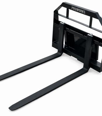 48" Long 2,200 Pound Pallet Forks Attachment Fits Mini Skid Steer