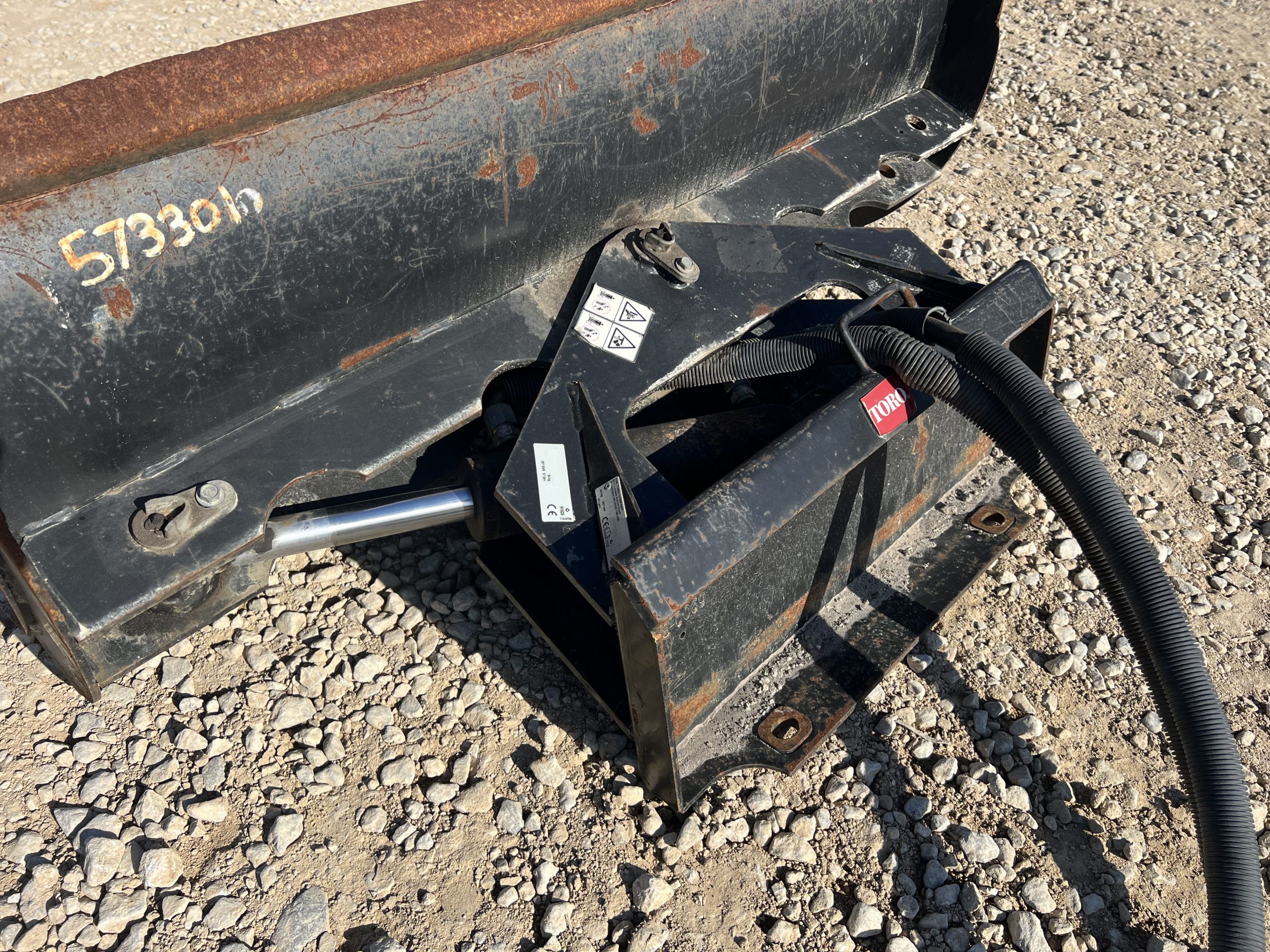 48" Toro Snow Utility Hydraulic Angle Blade Fits Mini Universal Skid Steer - Image 11