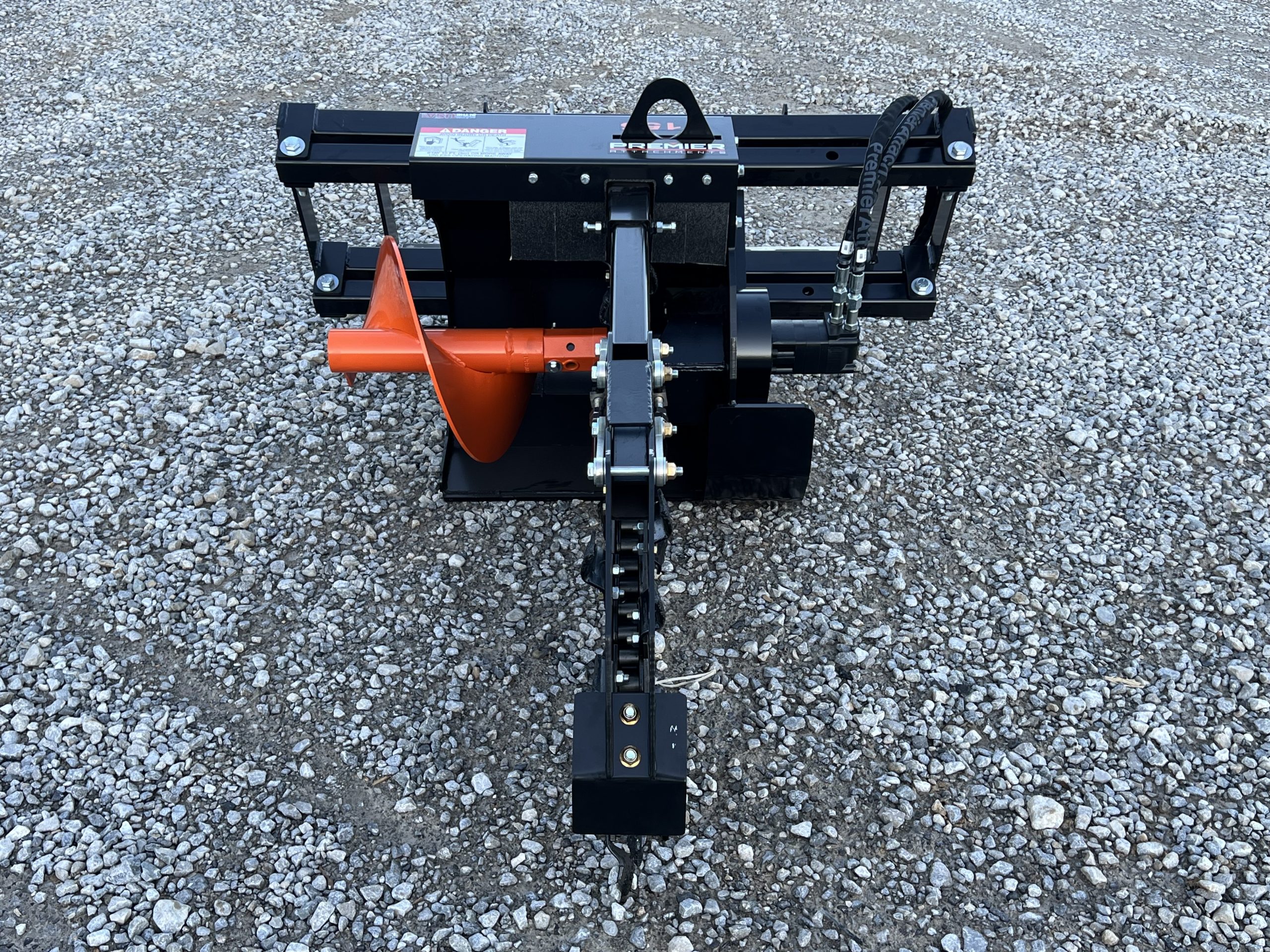Premier 36" x 6" Trencher Attachment Double Standard Cup Teeth Fits Skid Steer Quick Attach - Image 3
