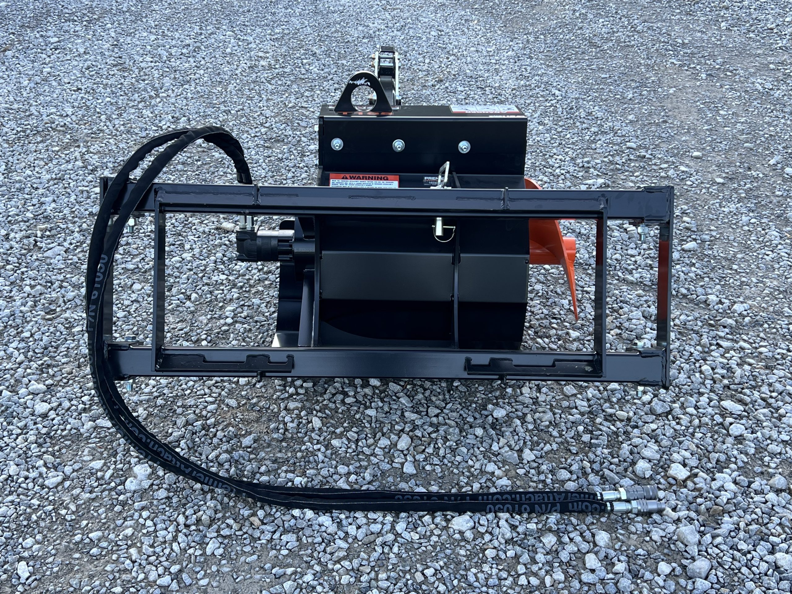 Premier 36" x 6" Trencher Attachment Double Standard Cup Teeth Fits Skid Steer Quick Attach - Image 7