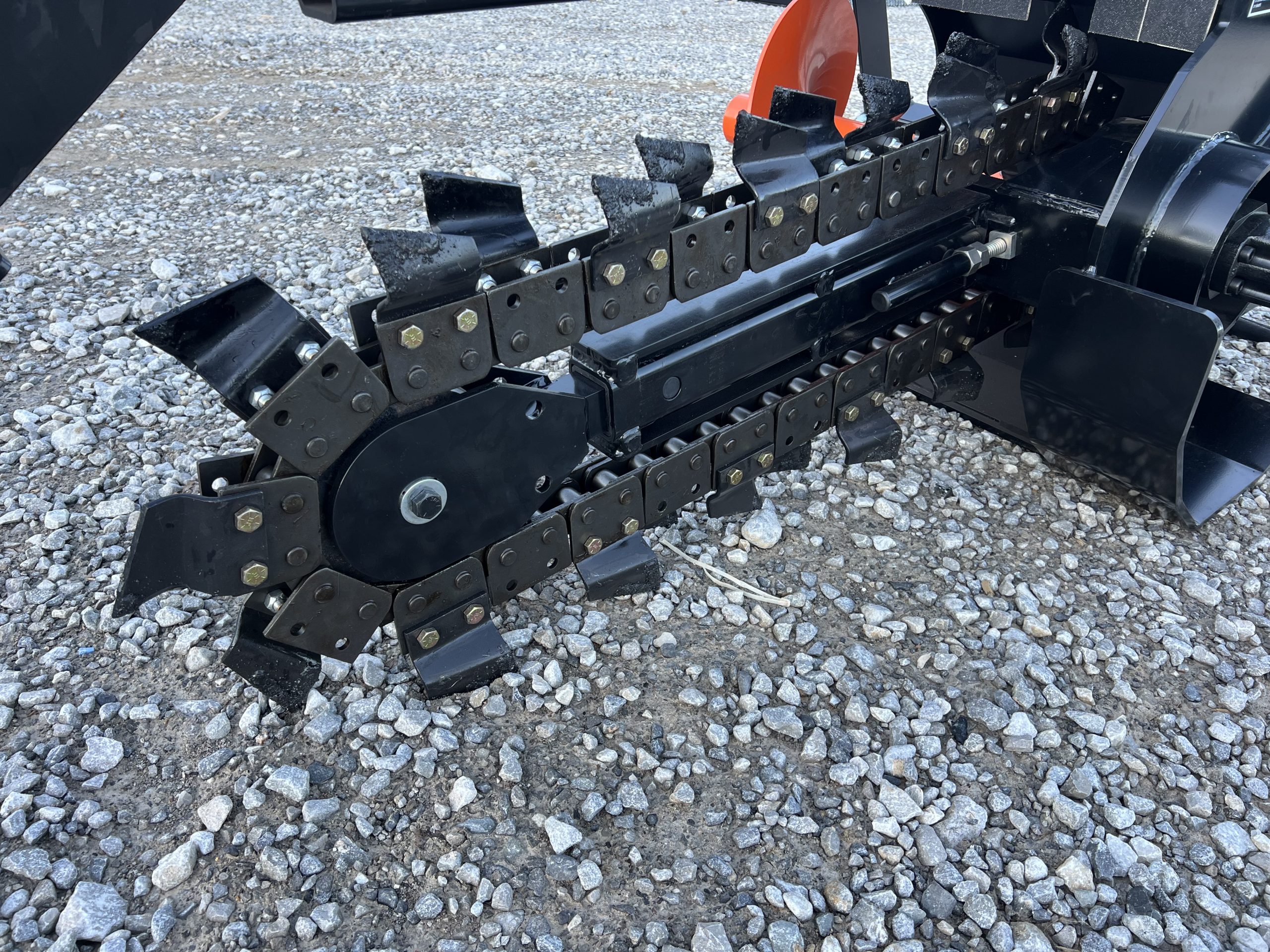 Premier 36" x 6" Trencher Attachment Double Standard Cup Teeth Fits Skid Steer Quick Attach - Image 11